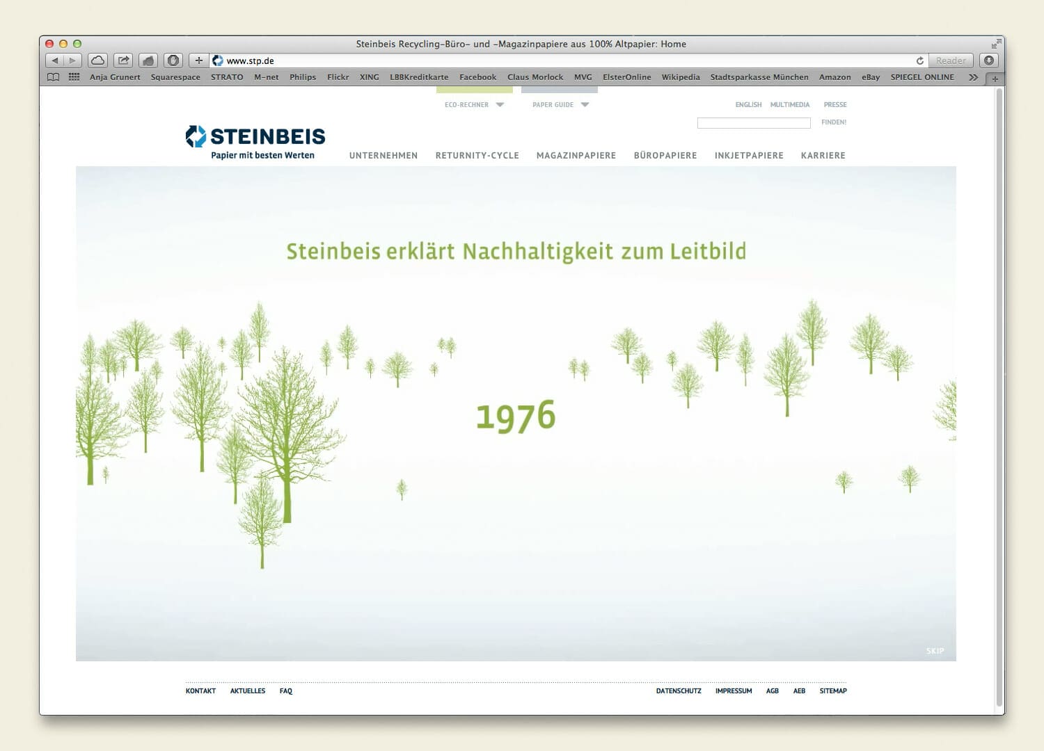 Steinbeis Papier Website 2012 Imagatrailer 1