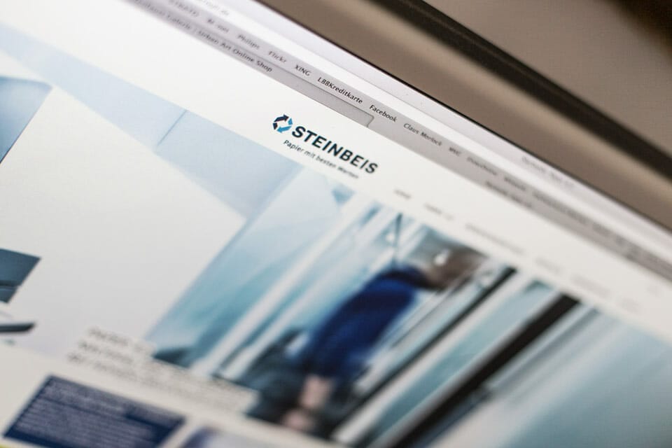 Vorschaubild Steinbeis Papier Microsite