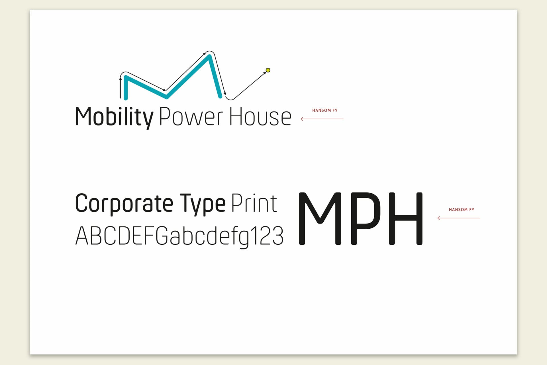 Mobility Power House Corporate Typography