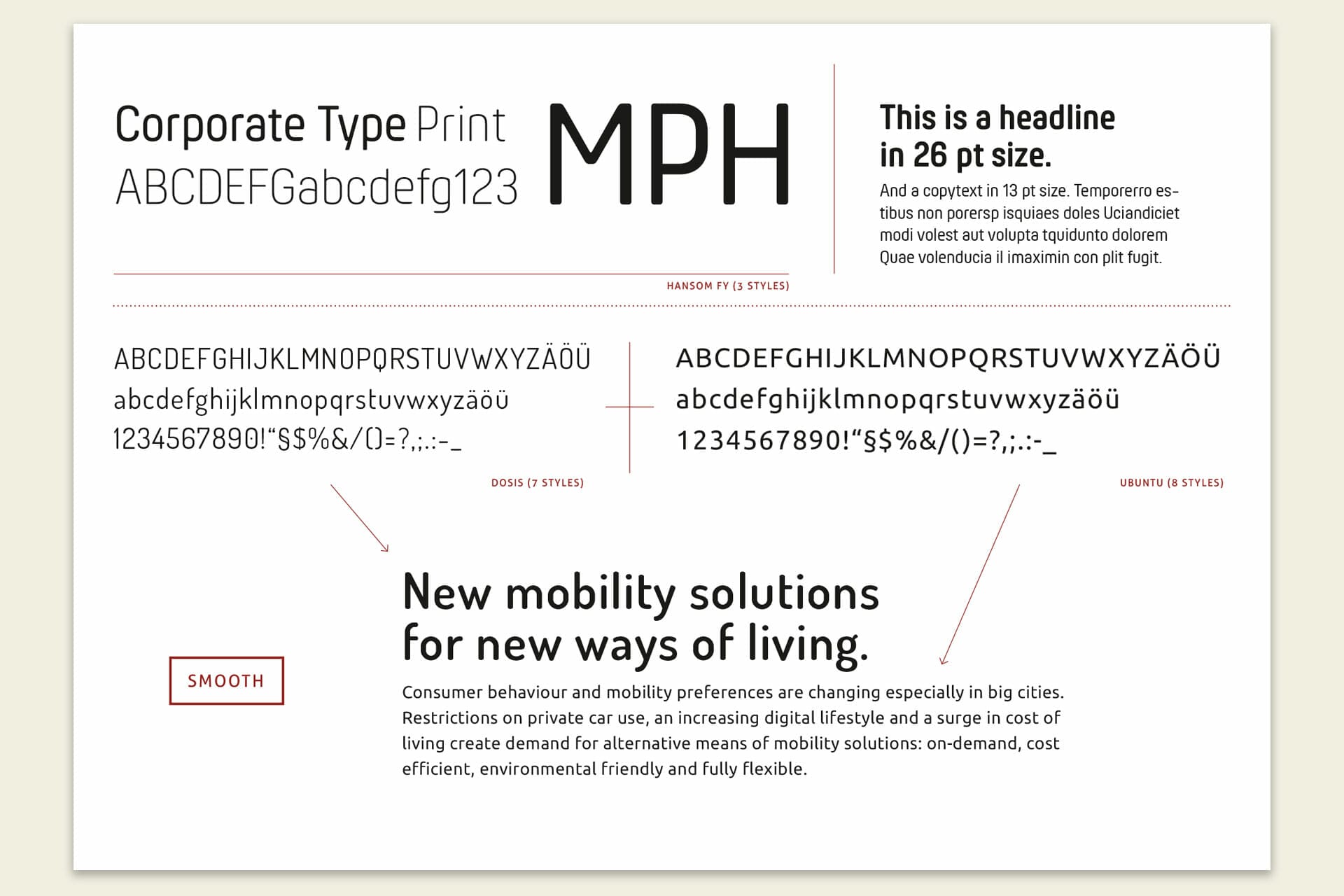 Mobility Power House Corporate Typography Web