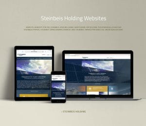 Website Steinbeis Holding resonsive