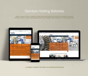 Website Steinbeis Umweltfreundliche Energieerzeugung resonsive