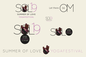 Summer of Love Yogafestival Logovarianten